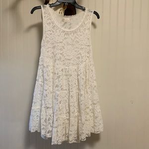 White Lace Shirt. Sz S